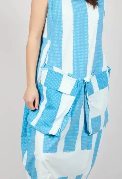 Rundholz Black Label Dresses^Tulip Dress with Feature Pockets in Malibu Print