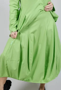 Rundholz Black Label Skirts^Tulip Hem Jersey Skirt in Lime