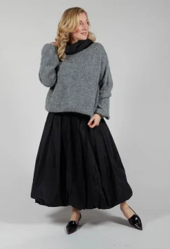 Les Filles d'Ailleurs Skirts^Tulip Shaped Skirt in Black