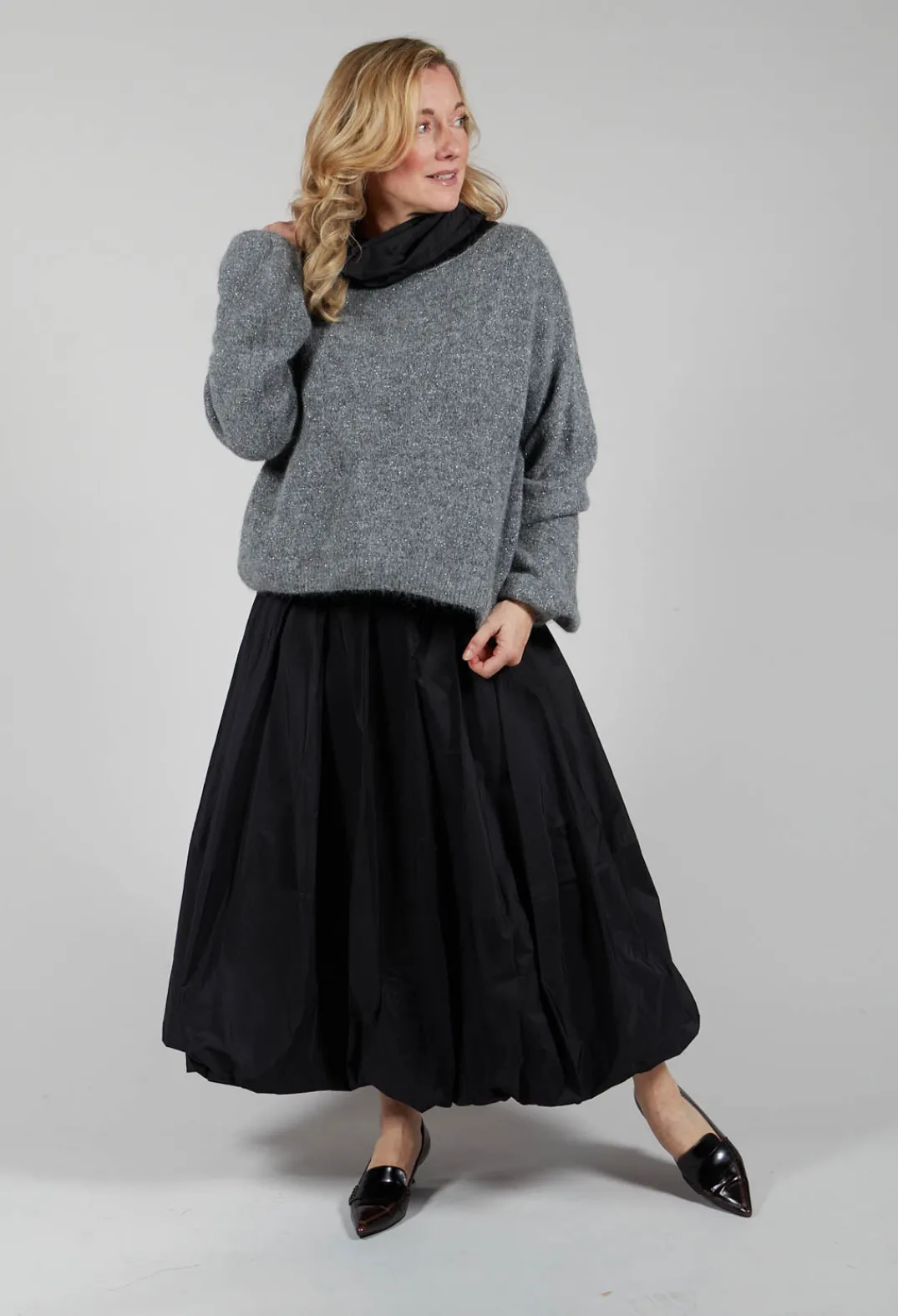 Les Filles d'Ailleurs Skirts^Tulip Shaped Skirt in Black