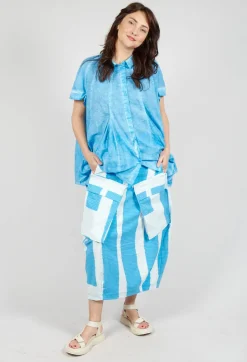 Rundholz Black Label Skirts^Tulip Skirt with Feature Pockets in Malibu Print