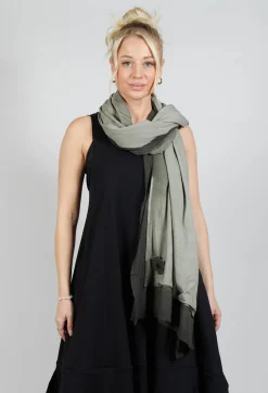 Pluslavie Scarves^Tulle Scarf in Olive
