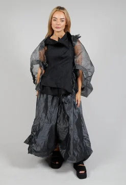Bize Cardigans^Tulle Shawl in Silver