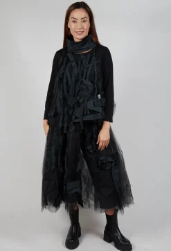 Bread and Butter Tops^Tulle Top in Black