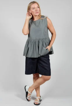 Aequamente Tops^Tunic Blouse in Asfalto