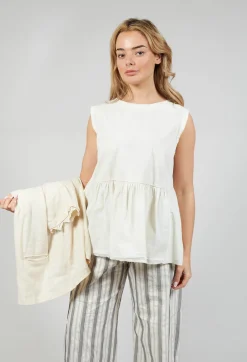 Aequamente Tops^Tunic Blouse in Chalk