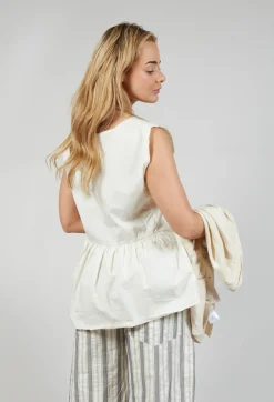 Aequamente Tops^Tunic Blouse in Chalk