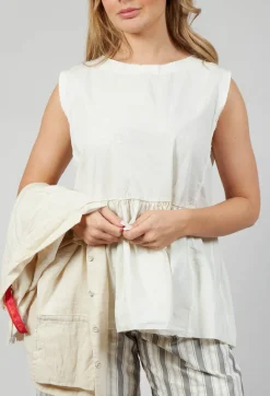 Aequamente Tops^Tunic Blouse in Chalk
