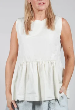 Aequamente Tops^Tunic Blouse in Chalk