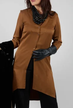 T.ba Shirts & Blouses^Tunic Shirt Dress in Rust