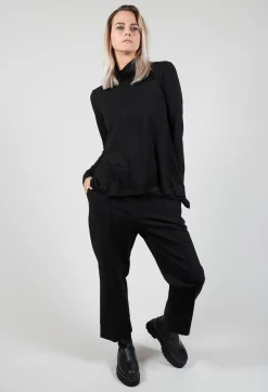 Xenia Design Shirts & Blouses^Turtle Neck Kord Top with Logo in Black