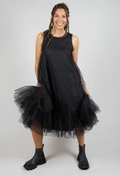 Pluslavie Dresses^Tutu Mesh Dress in Black