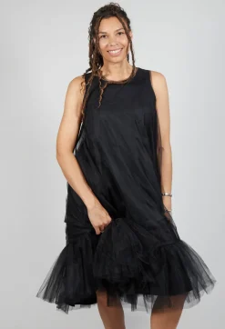 Pluslavie Dresses^Tutu Mesh Dress in Black