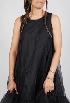 Pluslavie Dresses^Tutu Mesh Dress in Black