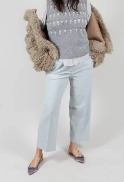 Beatrice B Trousers^Twill Trousers in Blue