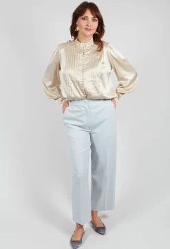 Beatrice B Trousers^Twill Trousers in Blue