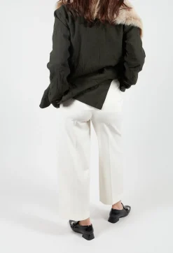Beatrice B Trousers^Twill Trousers in Cream