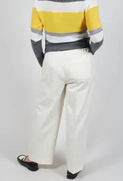 Beatrice B Trousers^Twill Trousers in Cream