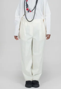 Beatrice B Trousers^Twill Trousers in Cream