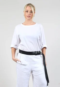 Pal Offner Belts^Twin Belt in Black Firm