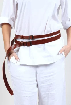 Pal Offner Belts^Twin Belt in Cinnamon