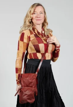 Pal Offner Bags^Twin Pocket Bag in Waxy Cinnamon