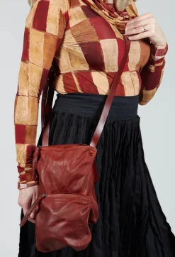Pal Offner Bags^Twin Pocket Bag in Waxy Cinnamon