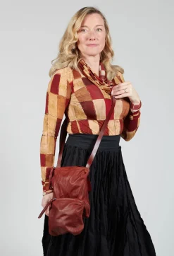 Pal Offner Bags^Twin Pocket Bag in Waxy Cinnamon