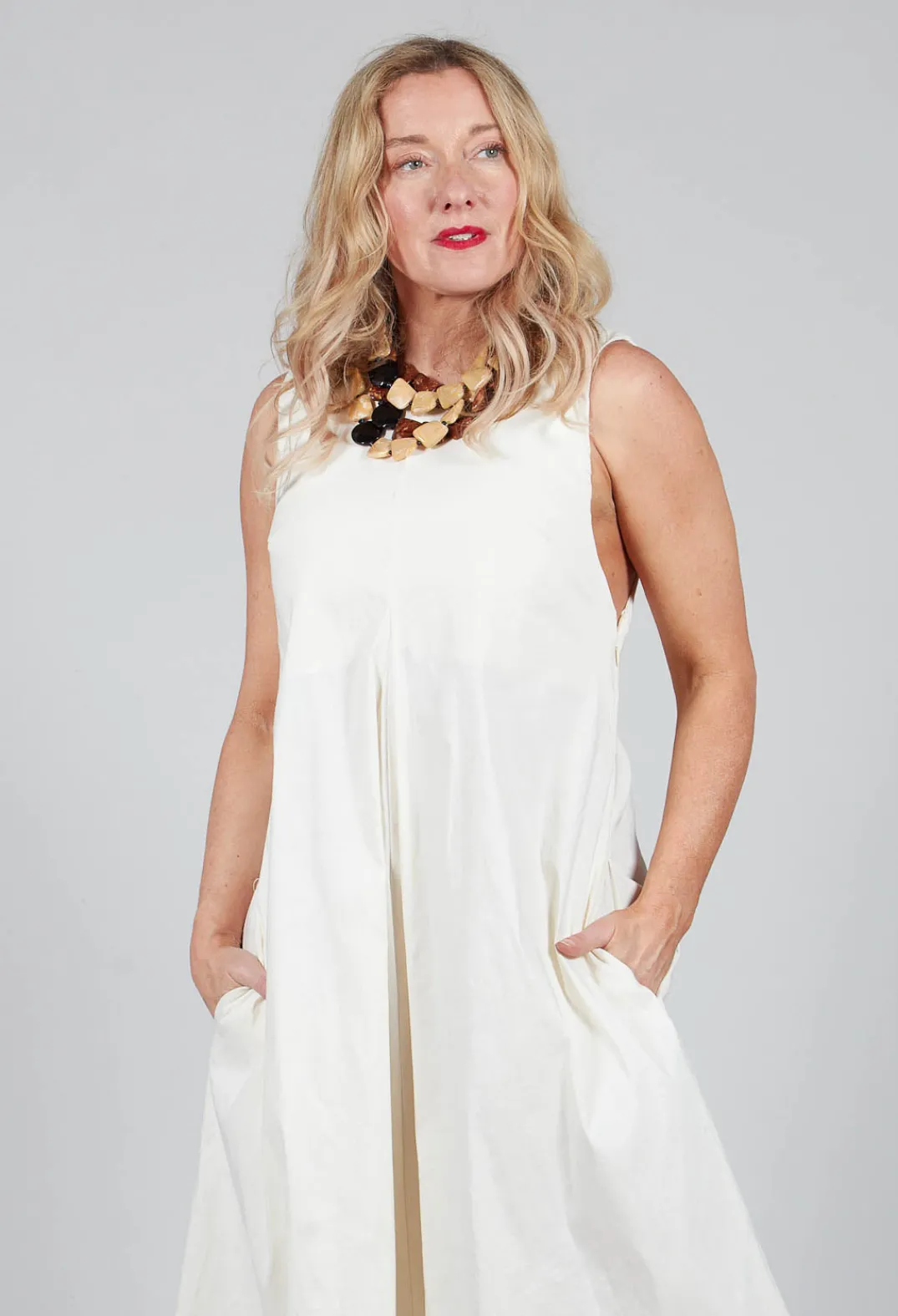 Malloni Dresses^Twist Back Dress in Osso