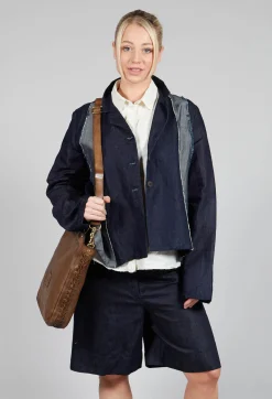 Aequamente Jackets^Two Tone Denim Jacket