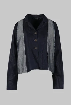 Aequamente Jackets^Two Tone Denim Jacket