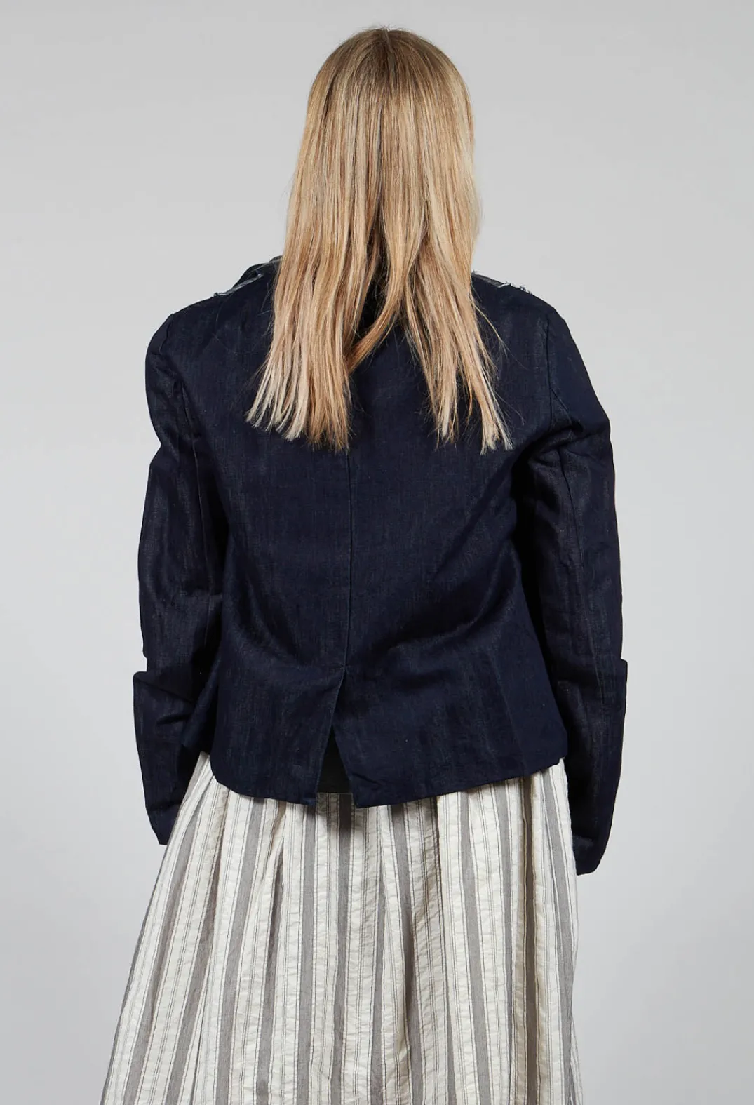 Aequamente Jackets^Two Tone Denim Jacket