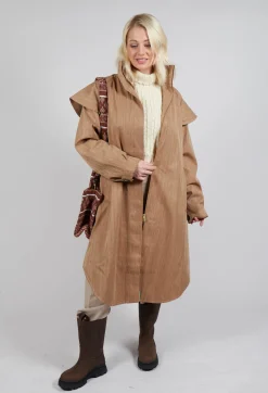 BRGN Coats^Tyfon Coat in Camel Tweed