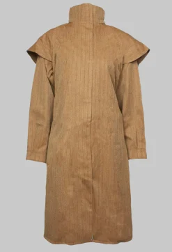BRGN Coats^Tyfon Coat in Camel Tweed