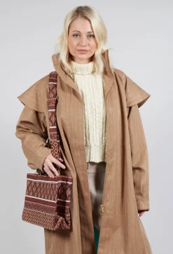 BRGN Coats^Tyfon Coat in Camel Tweed