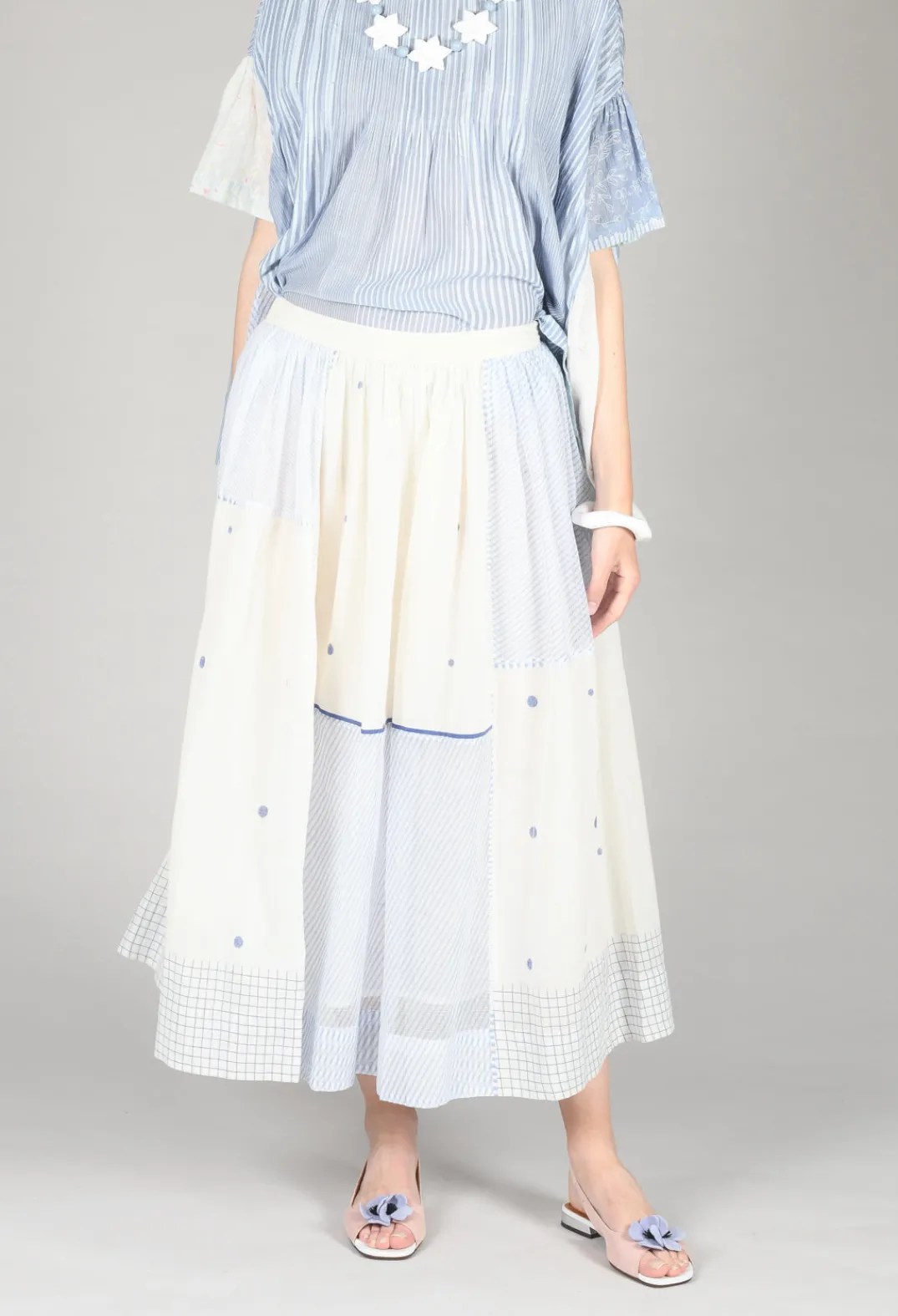 Eka Skirts^Uber Skirt in Ecru