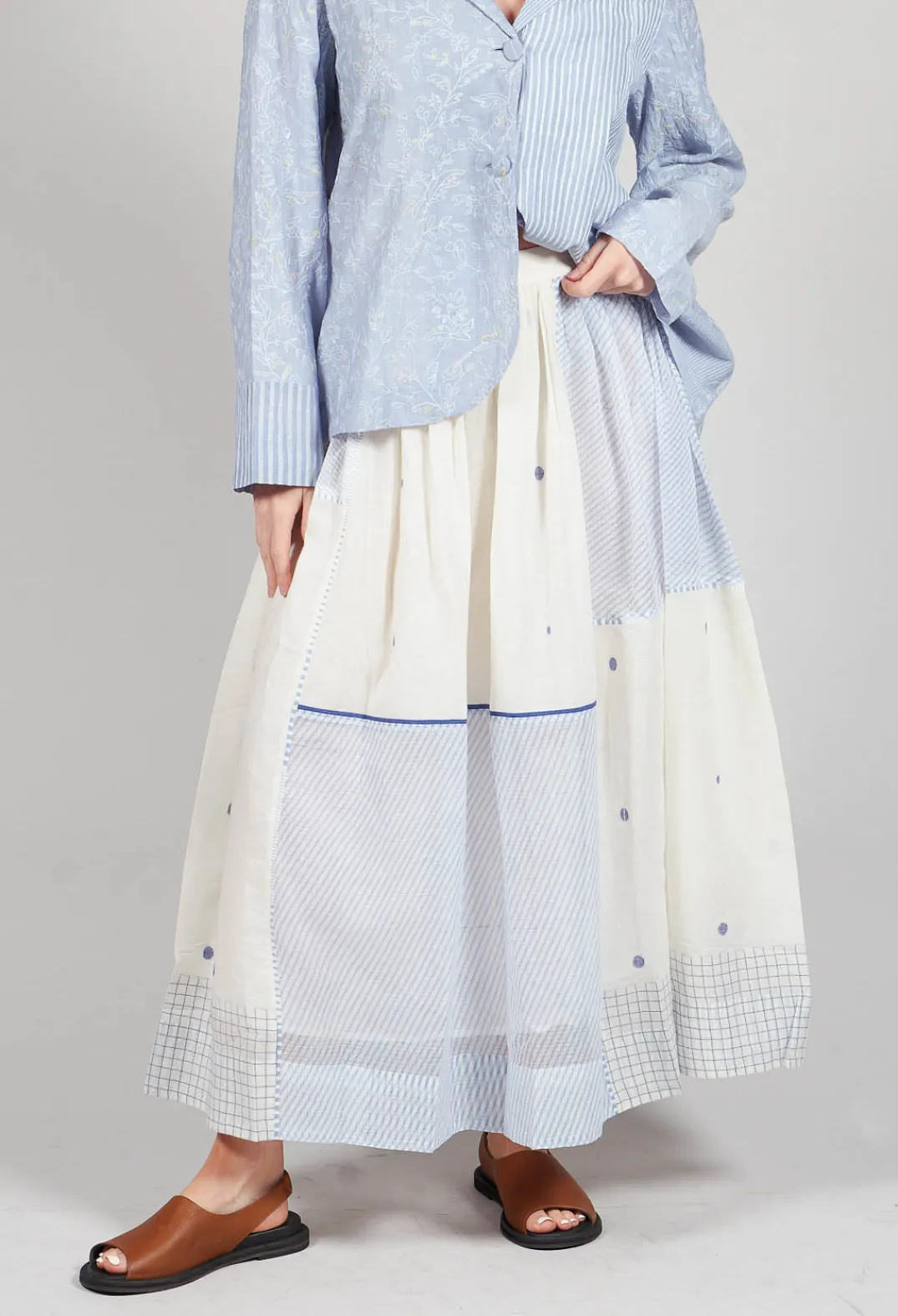 Eka Skirts^Uber Skirt in Ecru