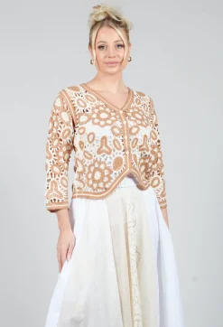 Rene Derhy Cardigans^Ulrich Cardigan in Beige