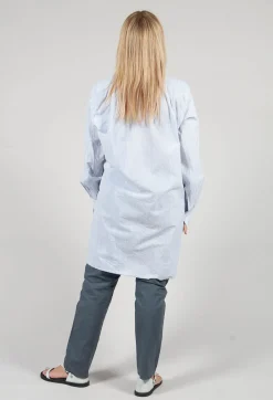 Hannoh Wessel Shirts & Blouses^Unisex Charles Shirt in Blue Stripes