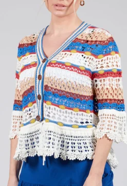 Rene Derhy Cardigans^Uruguay Cardigan in Ecru
