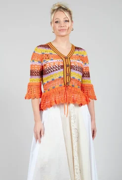 Rene Derhy Cardigans^Uruguay Cardigan in Orange