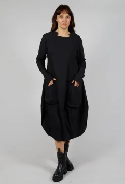 Rundholz Black Label Dresses^Utility Dress with Long Sleeves in Black