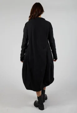 Rundholz Black Label Dresses^Utility Dress with Long Sleeves in Black