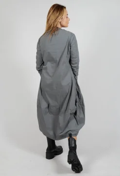 Rundholz Black Label Dresses^Utility Dress with Long Sleeves in Rock