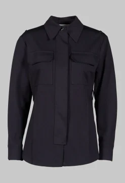 Beatrice B Jackets^Utility Jacket in Anthracite