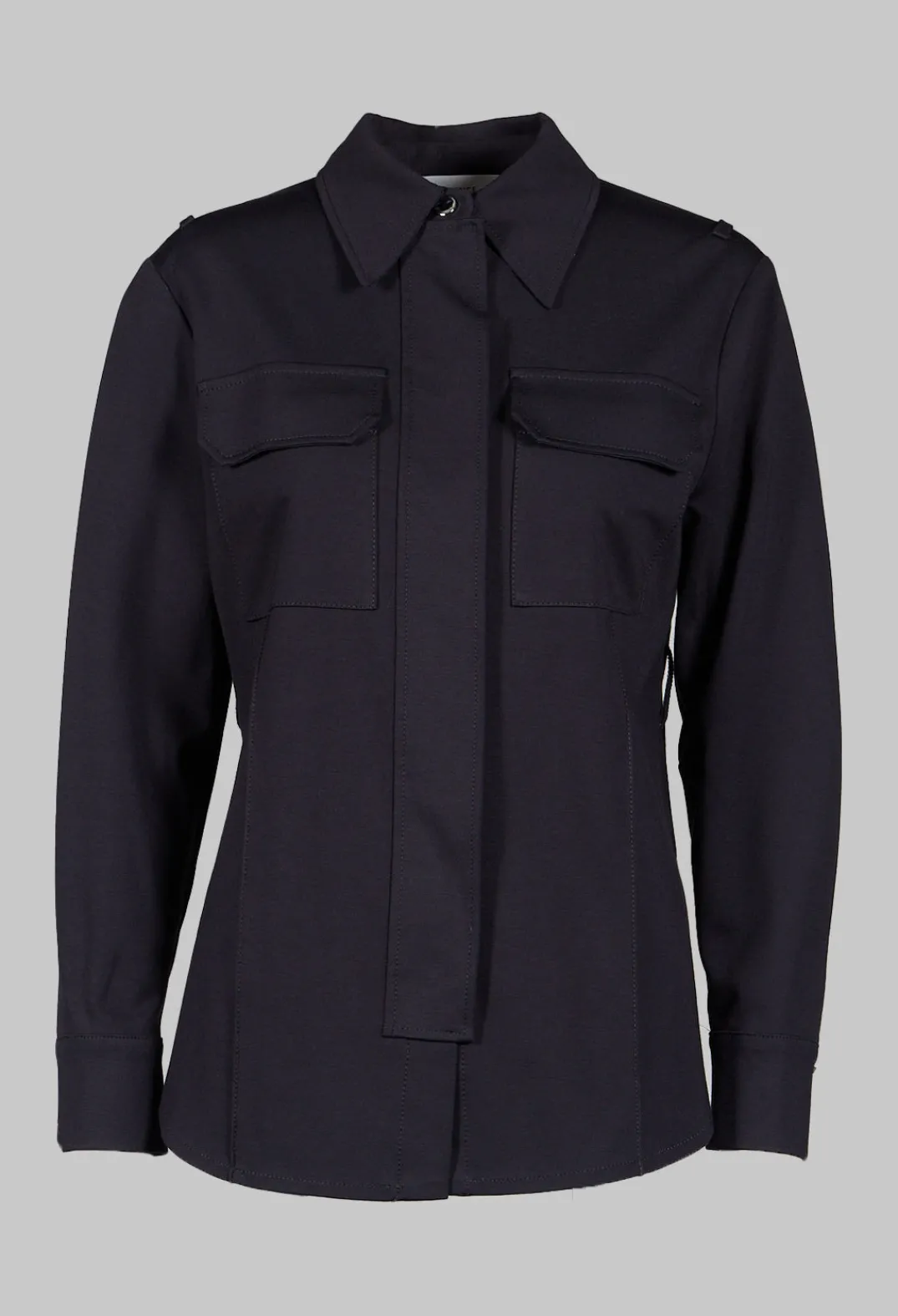 Beatrice B Jackets^Utility Jacket in Anthracite