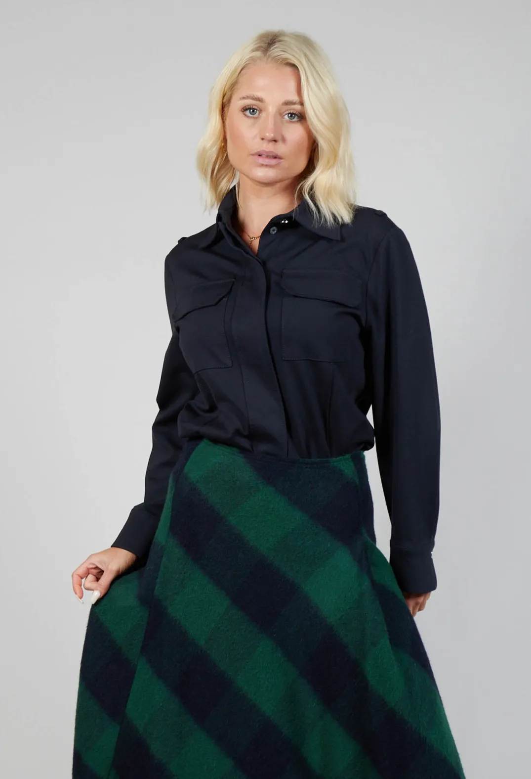 Beatrice B Jackets^Utility Jacket in Anthracite