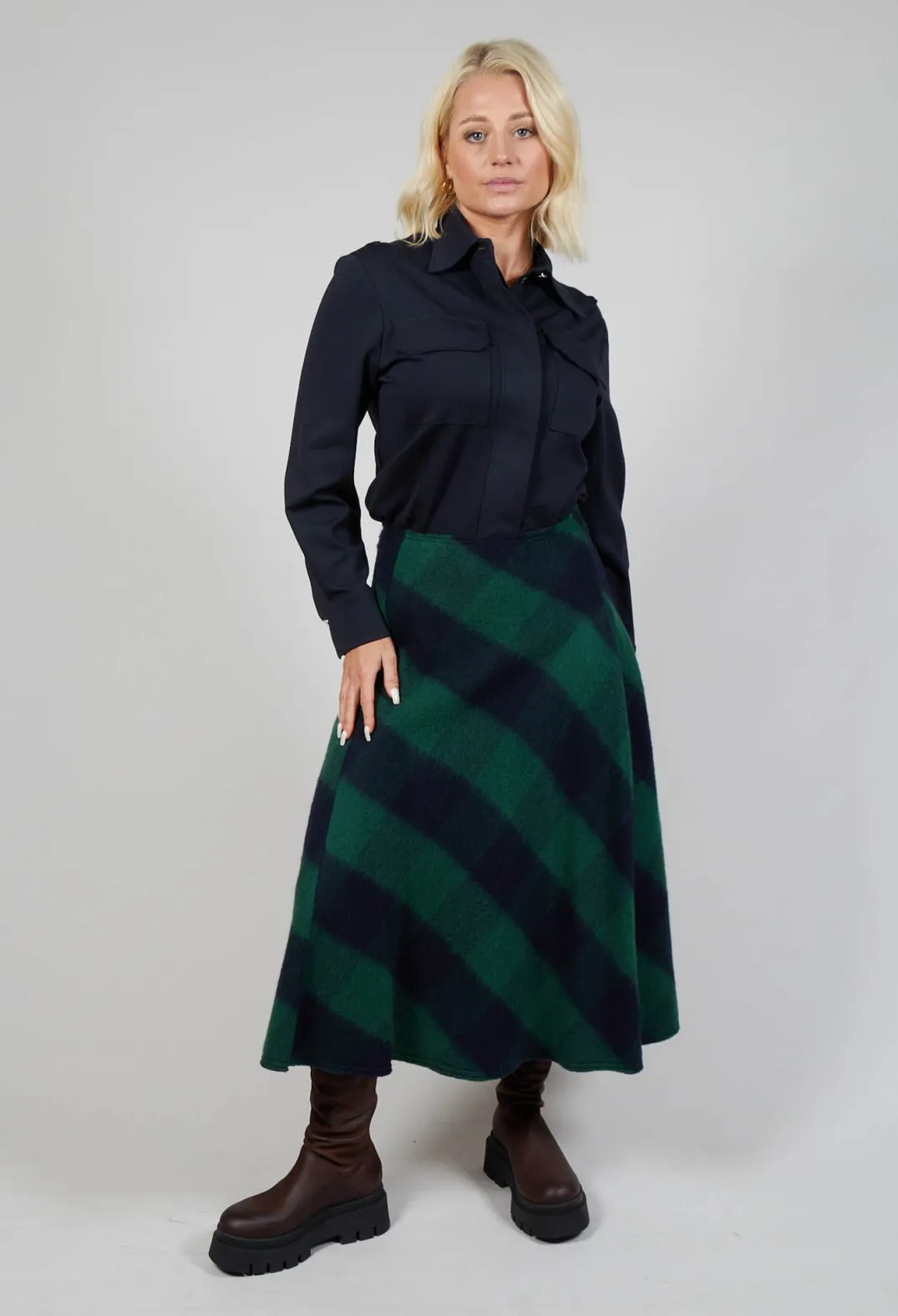 Beatrice B Jackets^Utility Jacket in Anthracite