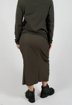 Rundholz Black Label Skirts^Utility Style Pencil Skirt in Jungle