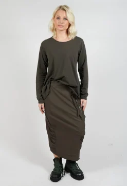 Rundholz Black Label Skirts^Utility Style Pencil Skirt in Jungle